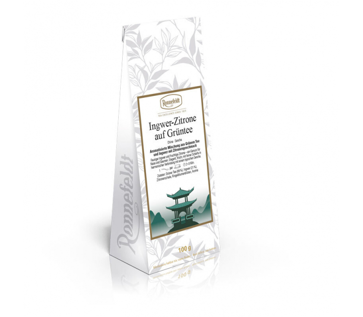 Чай Ronnefeldt Зелений з Імбіром та Лимоном