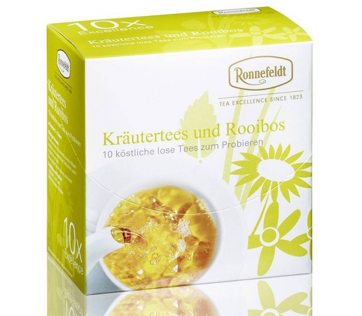 Дегустаційний набір трав'яного чаю та чаю ройбуш