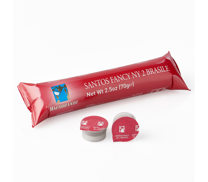 Кава в капсулах Hausbrandt Бразилія Сантос 10шт * 7г